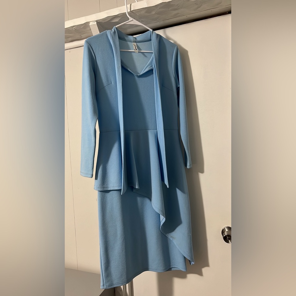 Blue dress